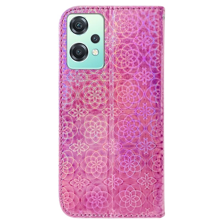 For OnePlus Nord CE 2 Lite 5G Colorful Magnetic Buckle Leather Phone Case