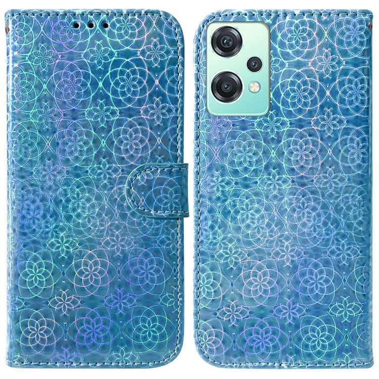 For OnePlus Nord CE 2 Lite 5G Colorful Magnetic Buckle Leather Phone Case
