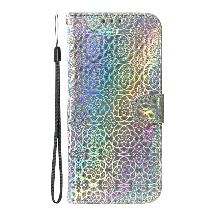 For Honor X8 Colorful Magnetic Buckle Leather Phone Case