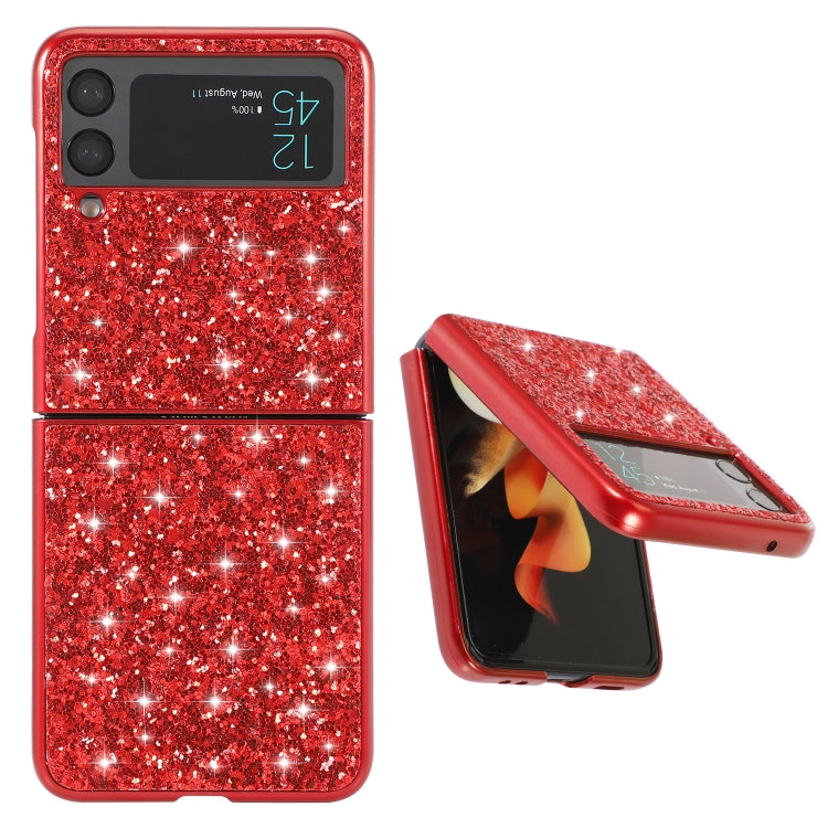 For Samsung Galaxy Z Flip4 Glitter Powder Shockproof TPU Phone Case