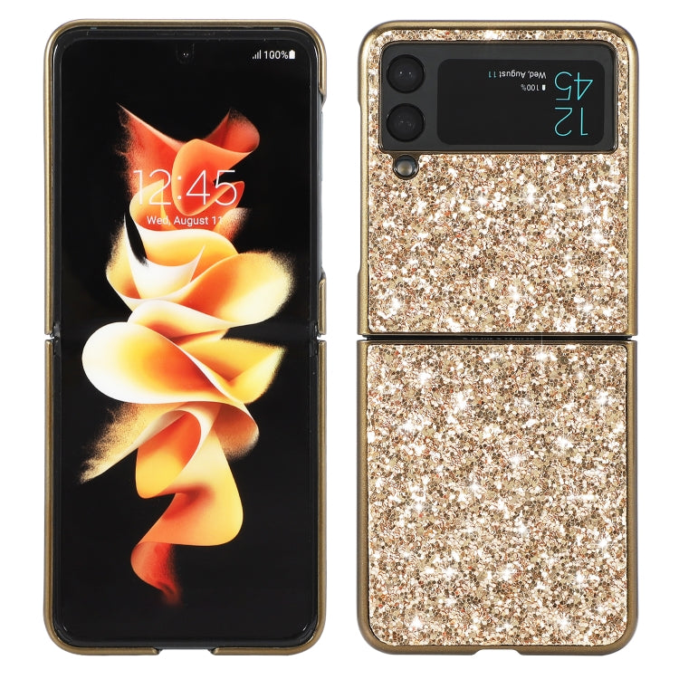 For Samsung Galaxy Z Flip4 Glitter Powder Shockproof TPU Phone Case