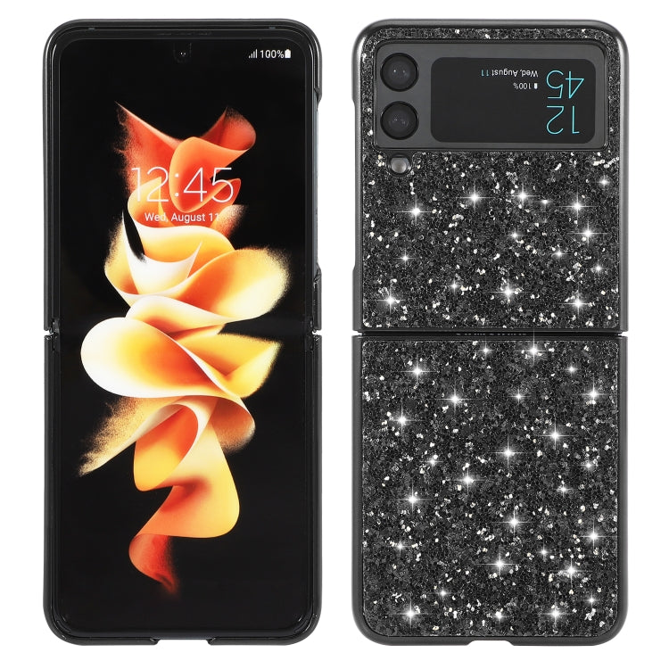 For Samsung Galaxy Z Flip4 Glitter Powder Shockproof TPU Phone Case