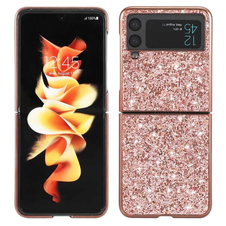 For Samsung Galaxy Z Flip4 Glitter Powder Shockproof TPU Phone Case