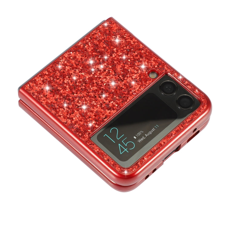 For Samsung Galaxy Z Flip4 Glitter Powder Shockproof TPU Phone Case
