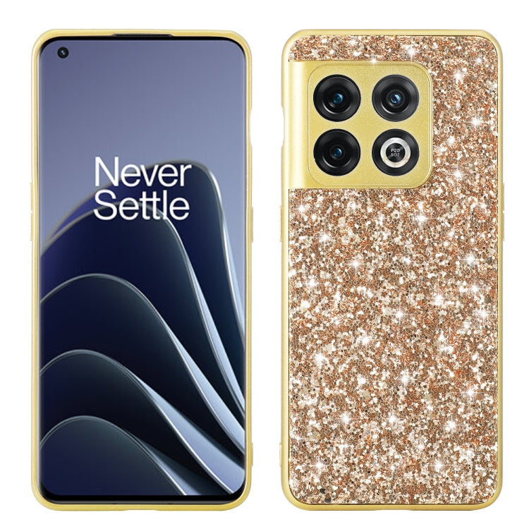 For OnePlus 10 Pro Glitter Powder Shockproof TPU Phone Case