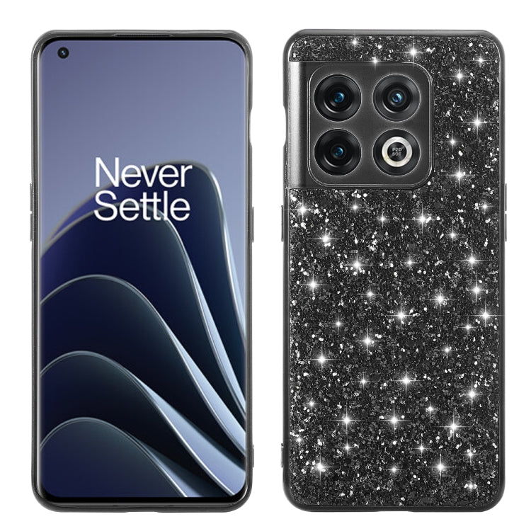 For OnePlus 10 Pro Glitter Powder Shockproof TPU Phone Case