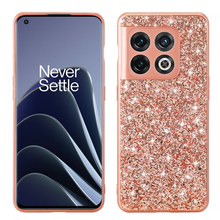 For OnePlus 10 Pro Glitter Powder Shockproof TPU Phone Case