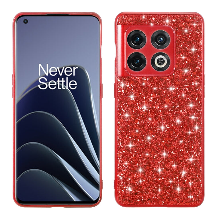 For OnePlus 10 Pro Glitter Powder Shockproof TPU Phone Case
