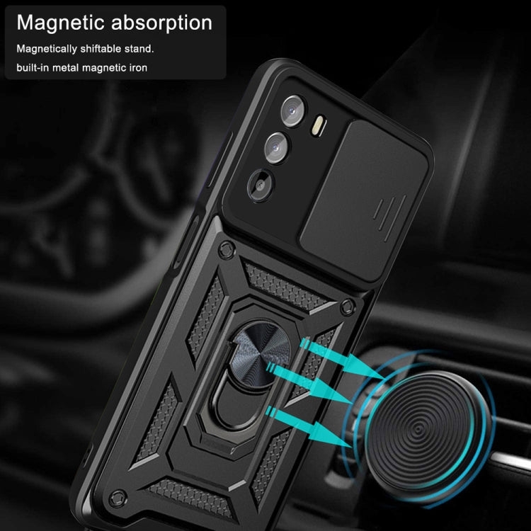 For Motorola Moto G52 Sliding Camera Cover Design TPU+PC Phone Case