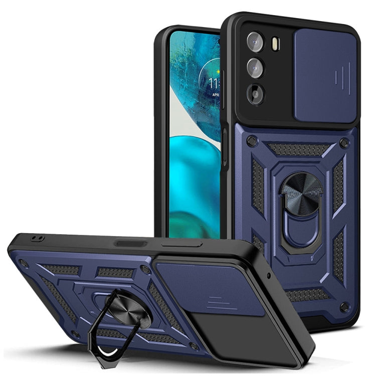 For Motorola Moto G52 Sliding Camera Cover Design TPU+PC Phone Case