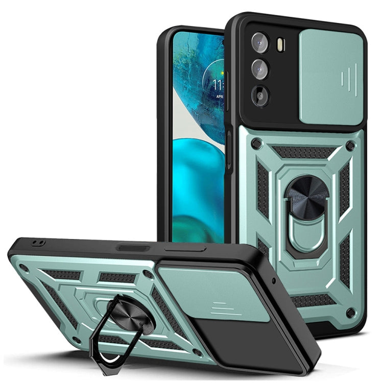 For Motorola Moto G52 Sliding Camera Cover Design TPU+PC Phone Case