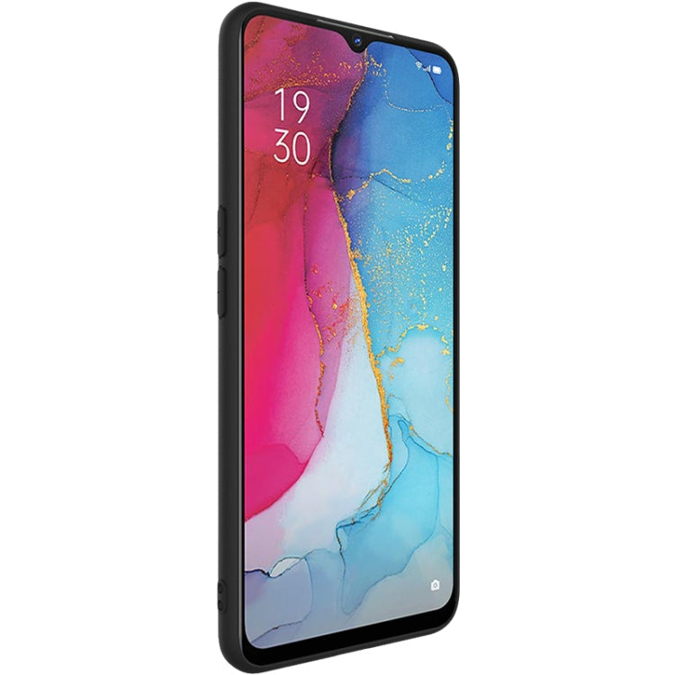 For OPPO Reno 3 IMAK TPU Matte Soft Cover UC-1 Series(Black)