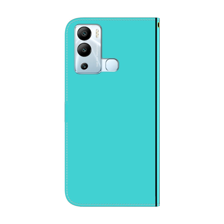 For Infinix Hot 12i Imitated Mirror Surface Horizontal Flip Leather Phone Case