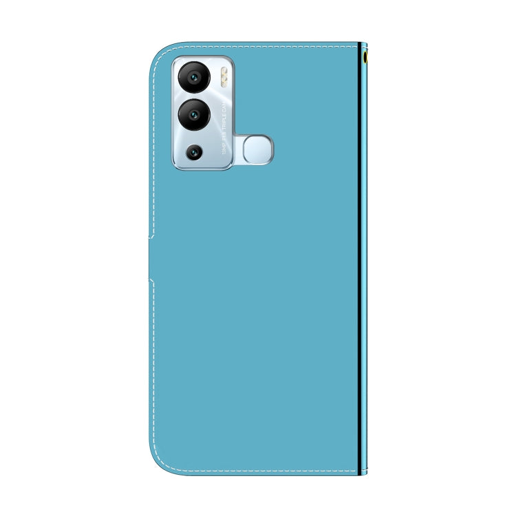 For Infinix Hot 12i Imitated Mirror Surface Horizontal Flip Leather Phone Case