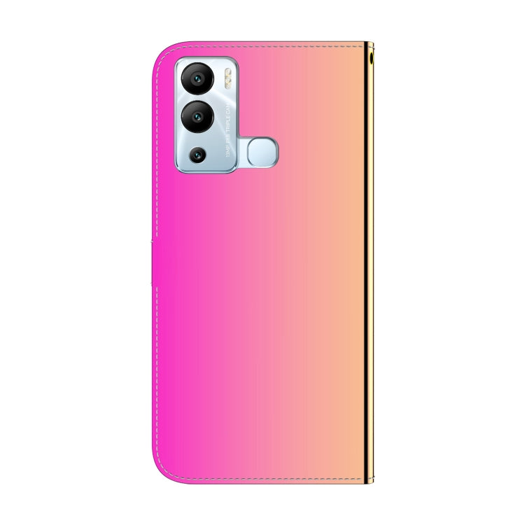 For Infinix Hot 12i Imitated Mirror Surface Horizontal Flip Leather Phone Case