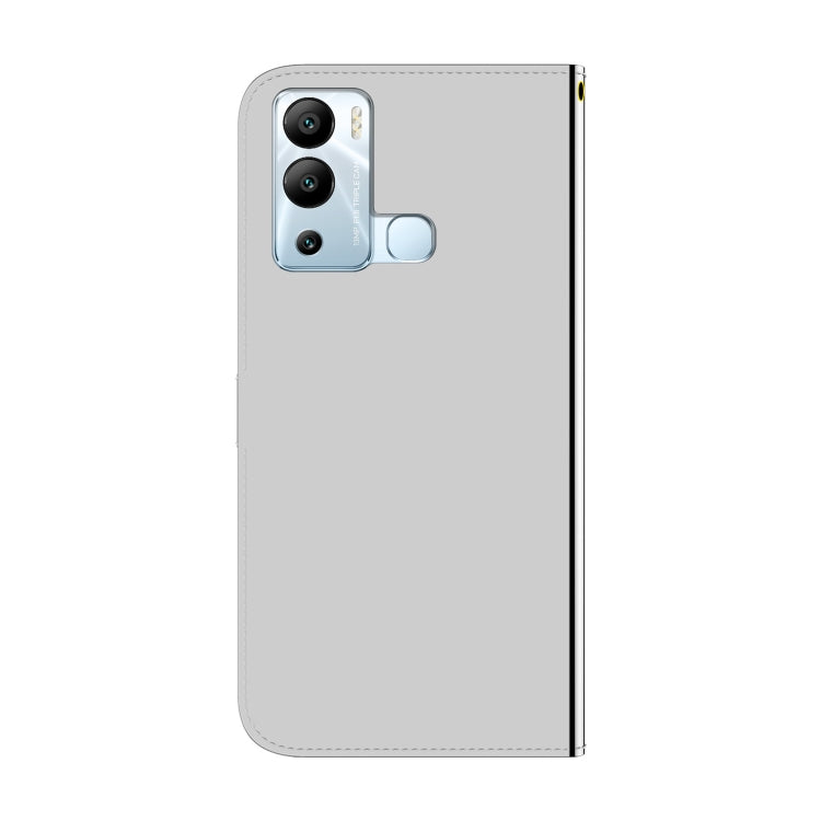 For Infinix Hot 12i Imitated Mirror Surface Horizontal Flip Leather Phone Case