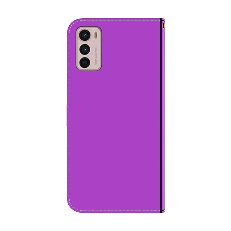 For Motorola Moto G42 Imitated Mirror Surface Horizontal Flip Leather Phone Case