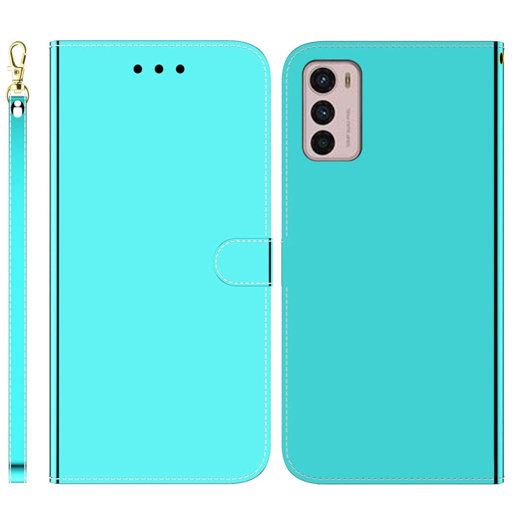 For Motorola Moto G42 Imitated Mirror Surface Horizontal Flip Leather Phone Case