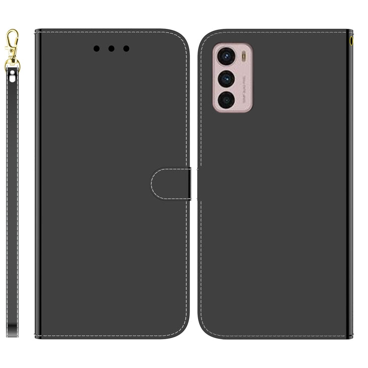 For Motorola Moto G42 Imitated Mirror Surface Horizontal Flip Leather Phone Case