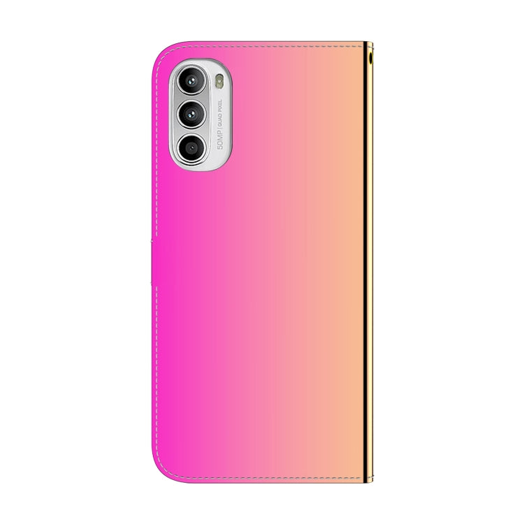 For Motorola Moto G52J Japan Version Imitated Mirror Surface Horizontal Flip Leather Phone Case