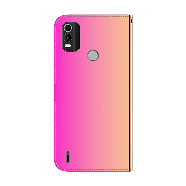 For Nokia C21 Plus Imitated Mirror Surface Horizontal Flip Leather Phone Case