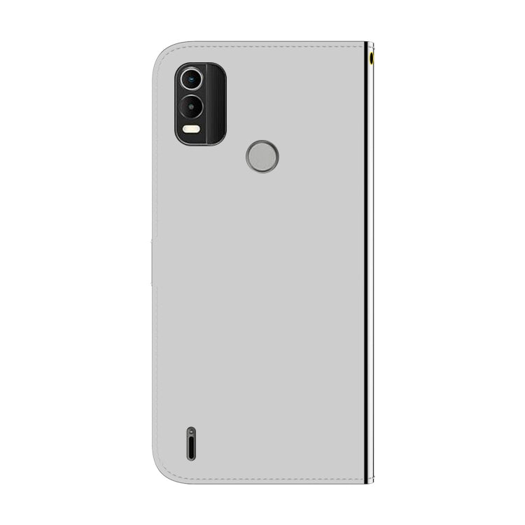 For Nokia C21 Plus Imitated Mirror Surface Horizontal Flip Leather Phone Case