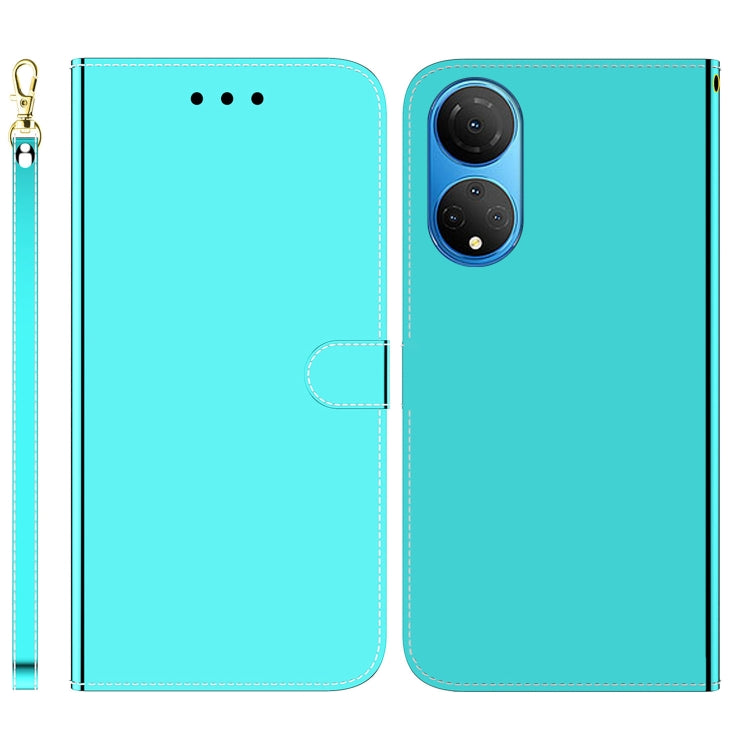 For Honor X7 Imitated Mirror Surface Horizontal Flip Leather Phone Case
