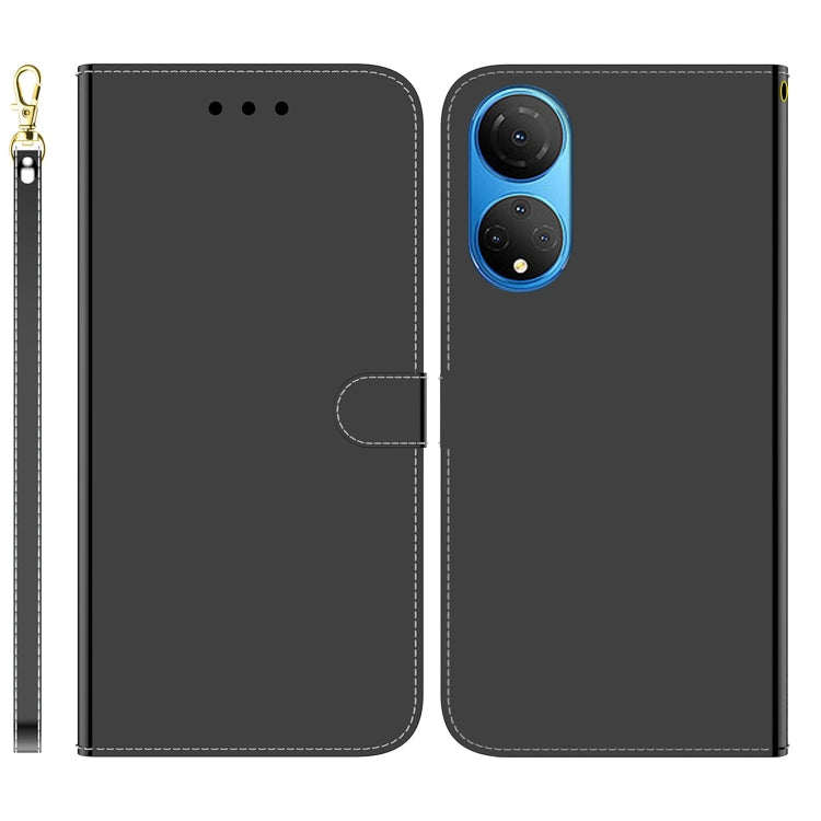 For Honor X7 Imitated Mirror Surface Horizontal Flip Leather Phone Case