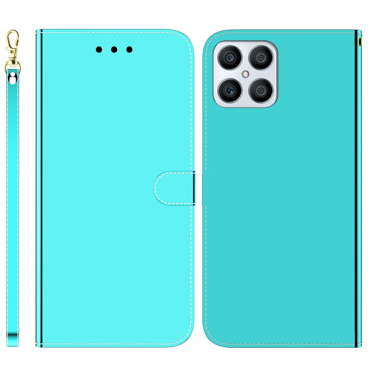 For Honor X8 Imitated Mirror Surface Horizontal Flip Leather Phone Case