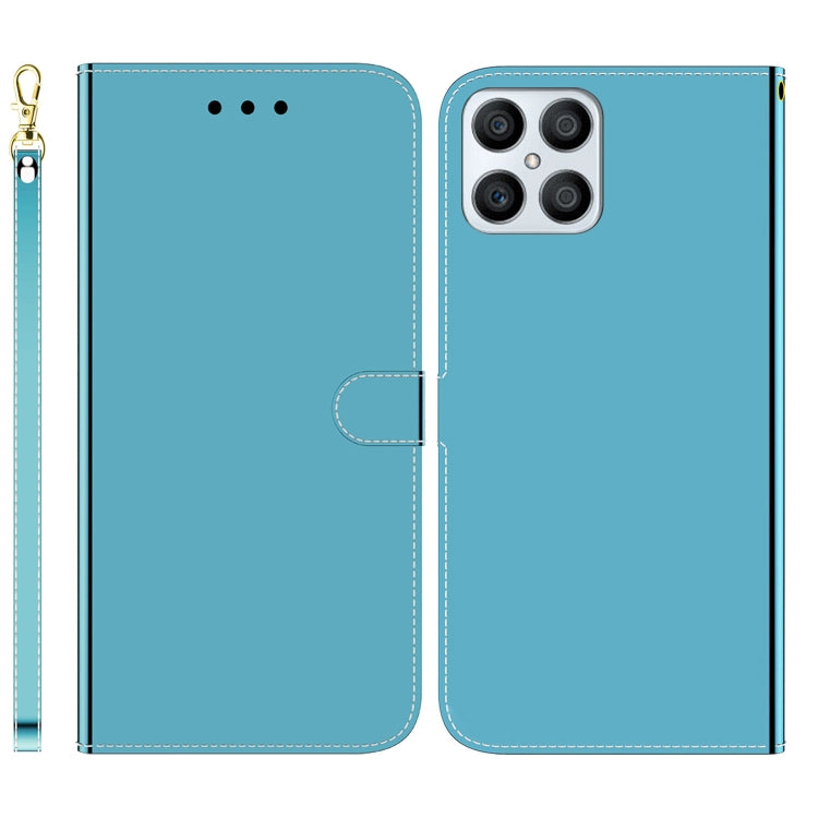 For Honor X8 Imitated Mirror Surface Horizontal Flip Leather Phone Case