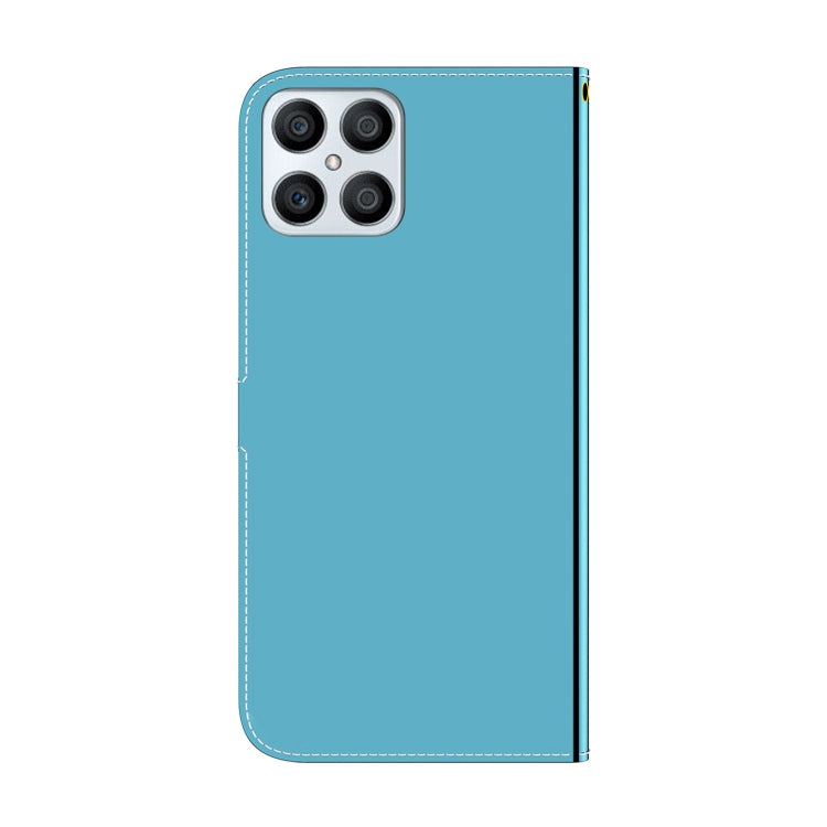 For Honor X8 Imitated Mirror Surface Horizontal Flip Leather Phone Case