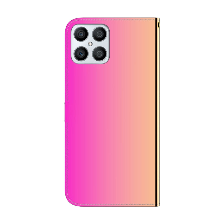 For Honor X8 Imitated Mirror Surface Horizontal Flip Leather Phone Case
