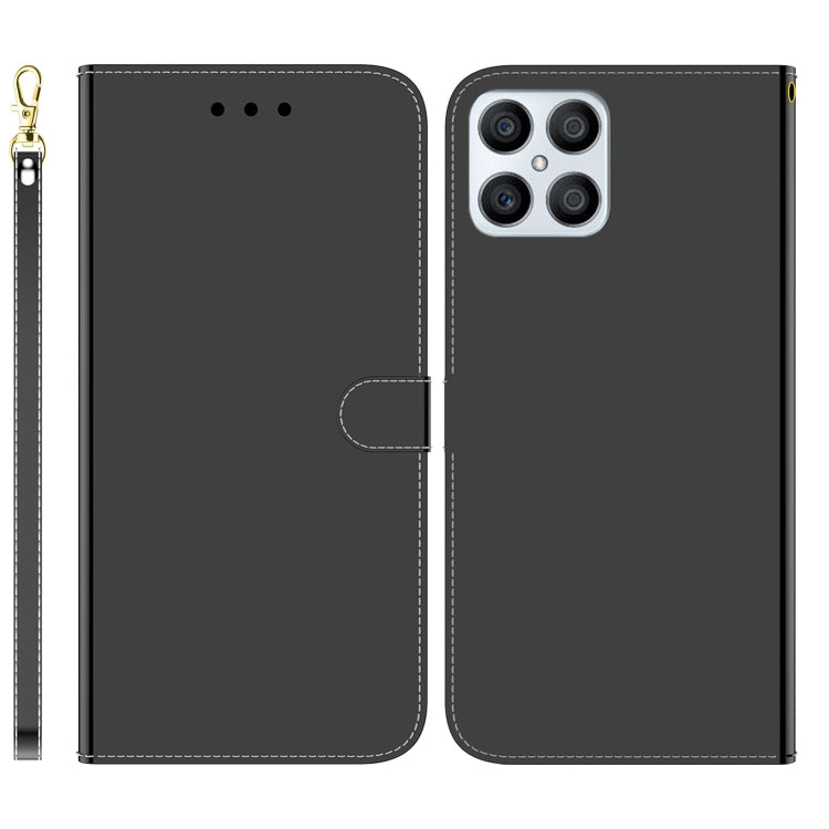 For Honor X8 Imitated Mirror Surface Horizontal Flip Leather Phone Case