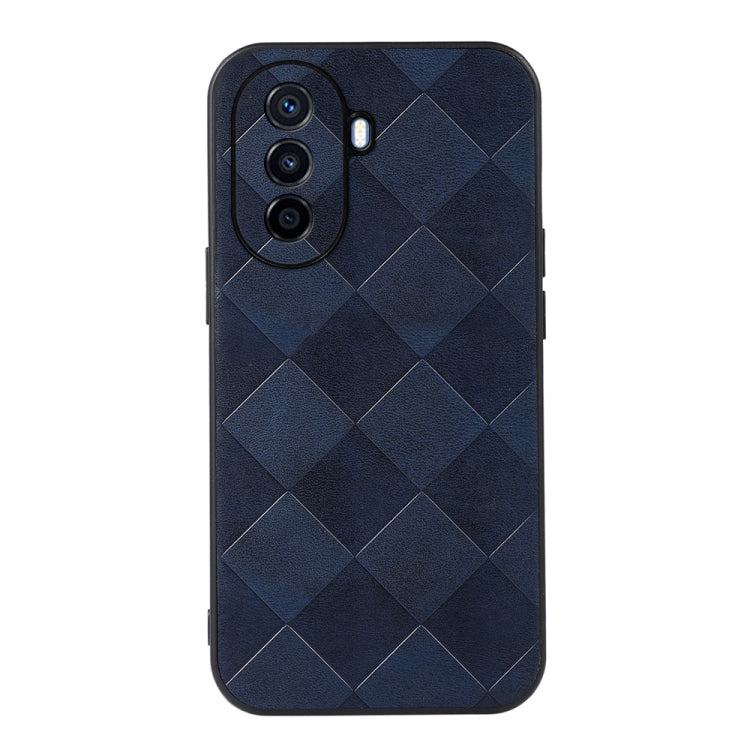 For Huawei Enjoy 50 China/nova Y70 4G Global/nova Y70 Plus Weave Plaid PU Phone Case
