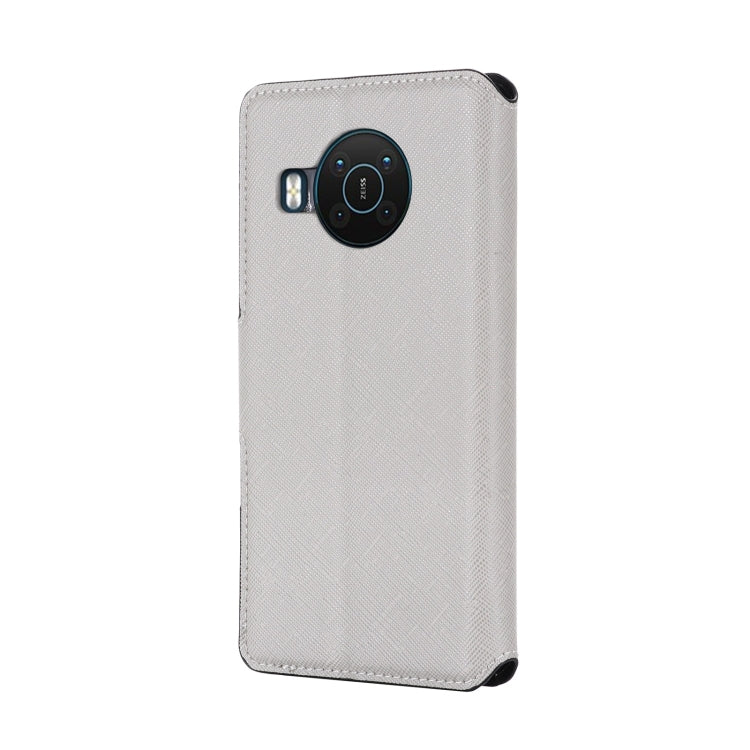 For Nokia X20 / X10 MUXMA MX115 Cross Texture Oil Edge Flip Leather Phone Case
