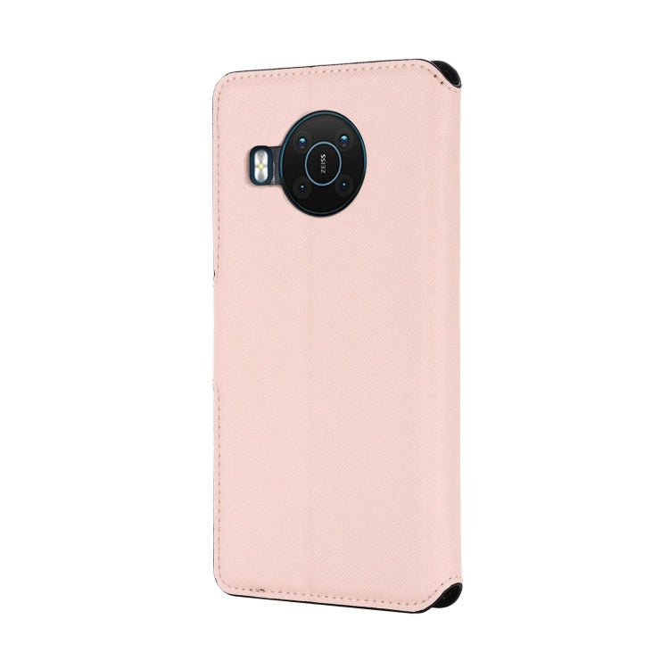 For Nokia X20 / X10 MUXMA MX115 Cross Texture Oil Edge Flip Leather Phone Case