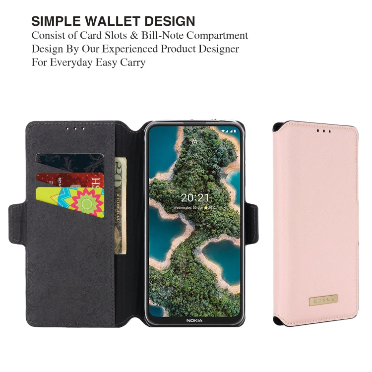 For Nokia X20 / X10 MUXMA MX115 Cross Texture Oil Edge Flip Leather Phone Case
