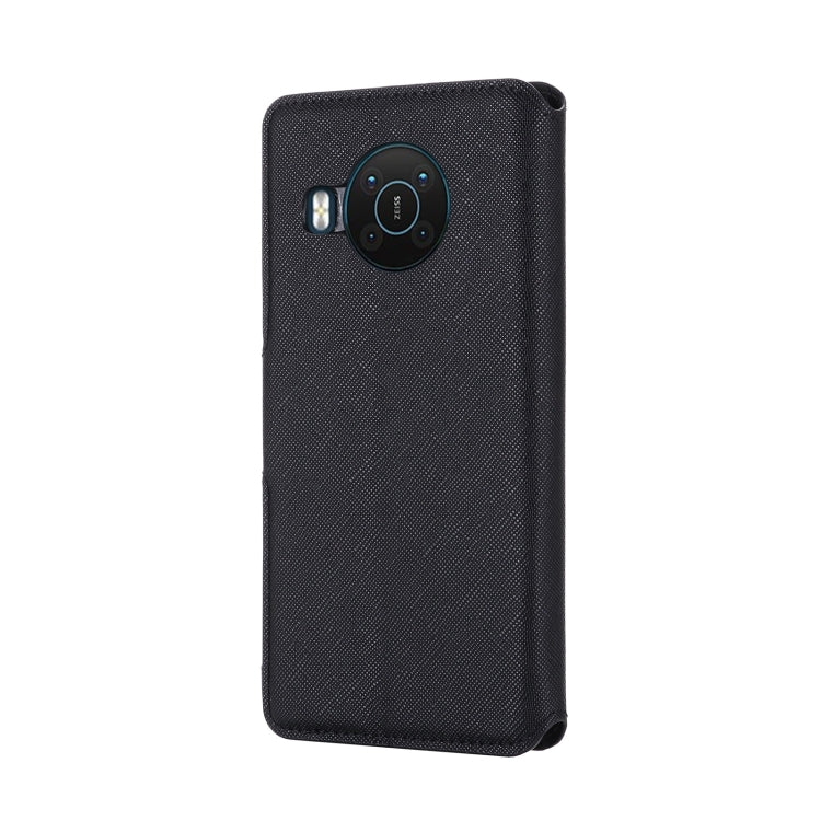 For Nokia X20 / X10 MUXMA MX115 Cross Texture Oil Edge Flip Leather Phone Case