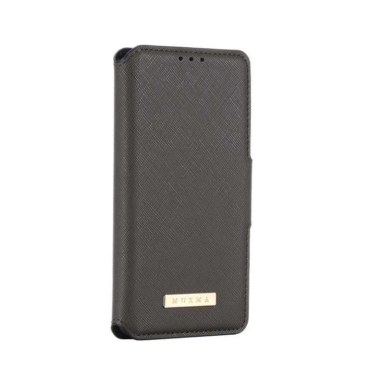 For Nokia X20 / X10 MUXMA MX115 Cross Texture Oil Edge Flip Leather Phone Case