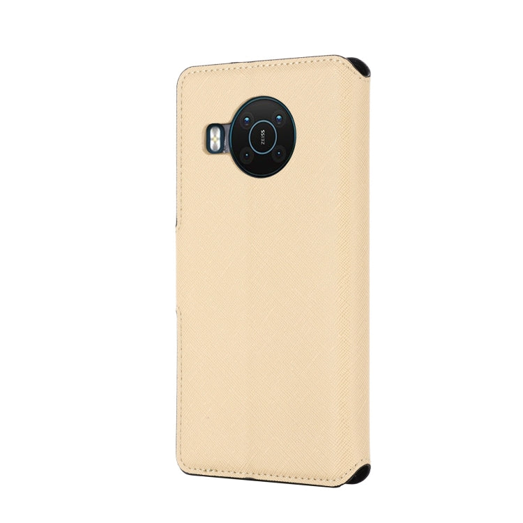 For Nokia X20 / X10 MUXMA MX115 Cross Texture Oil Edge Flip Leather Phone Case