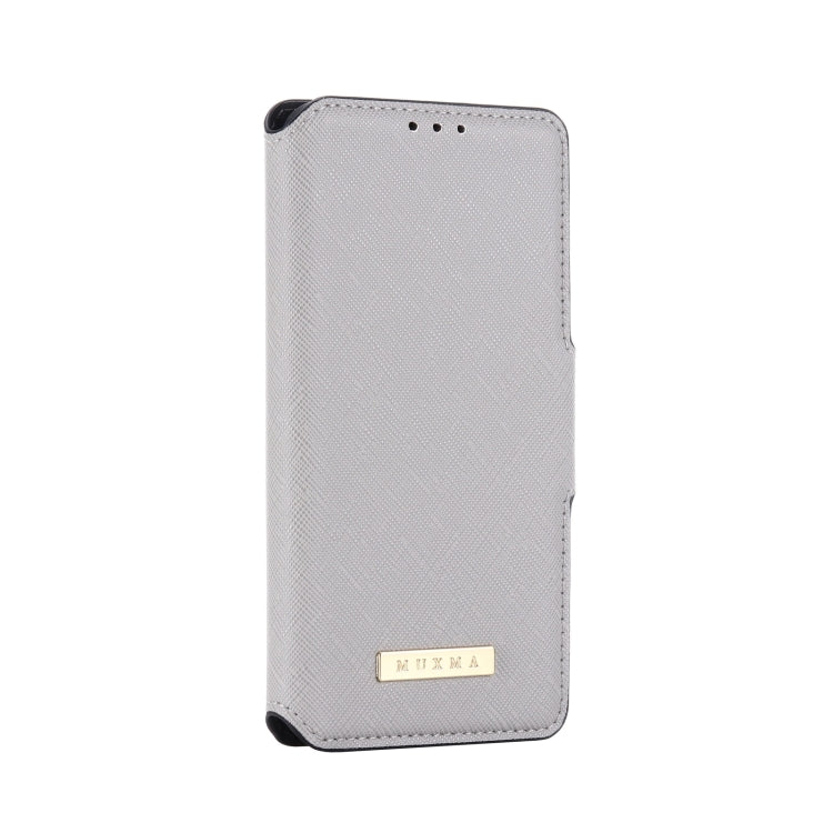 For Google Pixel 5 MUXMA MX115 Cross Texture Oil Edge Flip Leather Phone Case
