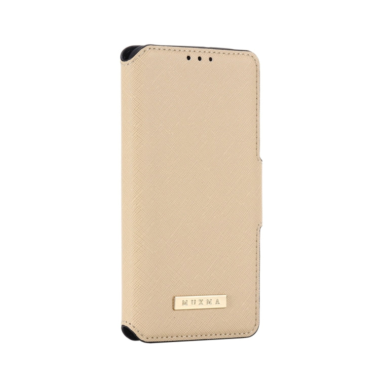 For Google Pixel 5 MUXMA MX115 Cross Texture Oil Edge Flip Leather Phone Case
