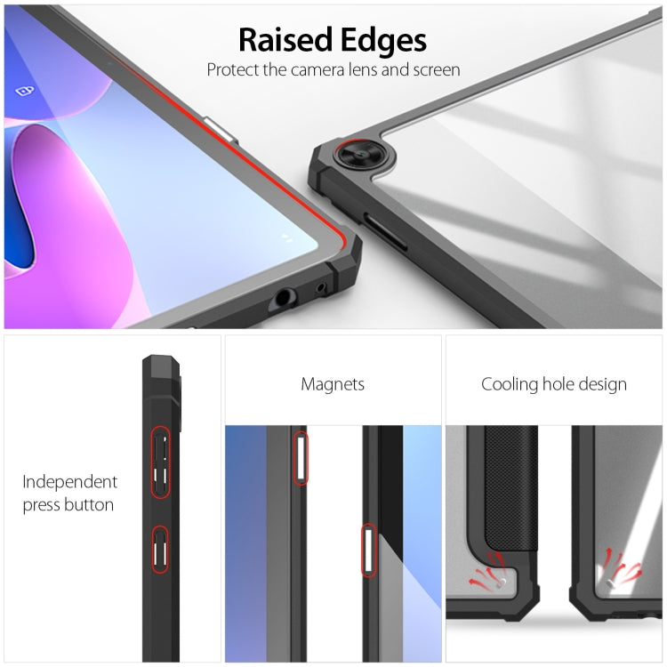 For Lenovo Tab M10 3rd Gen DUX DUCIS TOBY Series Horizontal Flip Smart Tablet Case(Black)