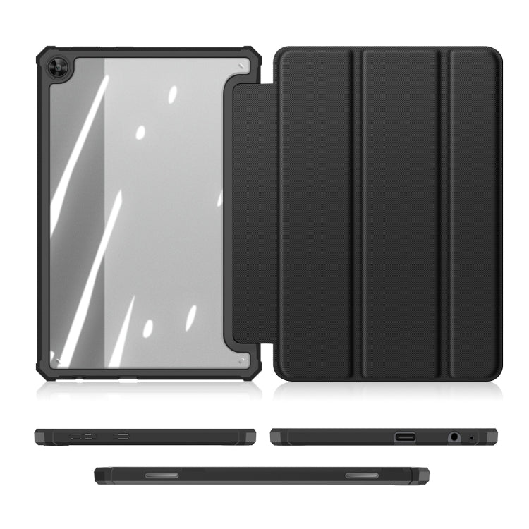 For Lenovo Tab M10 3rd Gen DUX DUCIS TOBY Series Horizontal Flip Smart Tablet Case(Black)