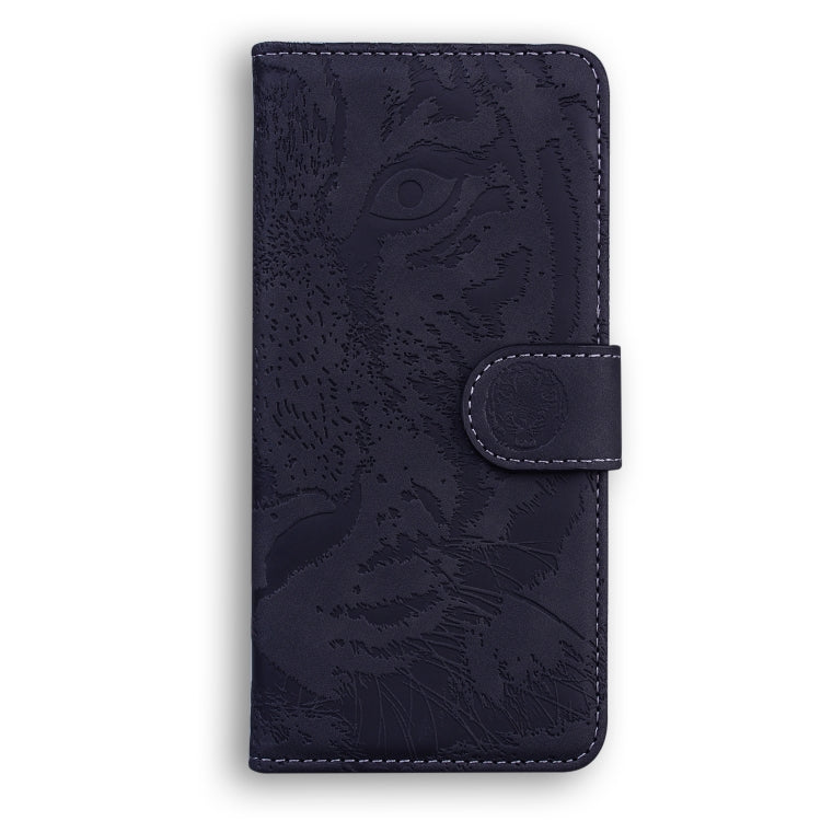 For Infinix Hot 12i Tiger Embossing Pattern Horizontal Flip Leather Phone Case