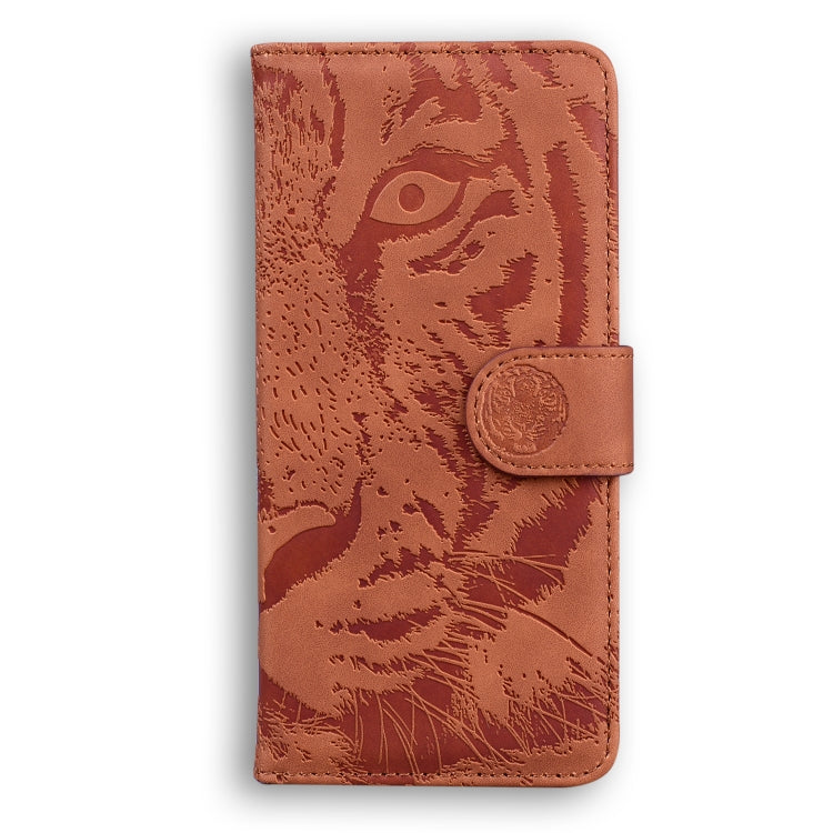For Nokia C21 Plus Tiger Embossing Pattern Horizontal Flip Leather Phone Case