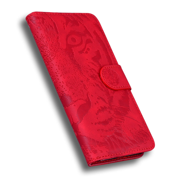 For Nokia C21 Plus Tiger Embossing Pattern Horizontal Flip Leather Phone Case