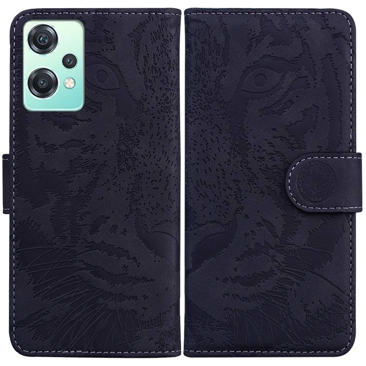 For OnePlus Nord CE 2 Lite 5G Tiger Embossing Pattern Horizontal Flip Leather Phone Case