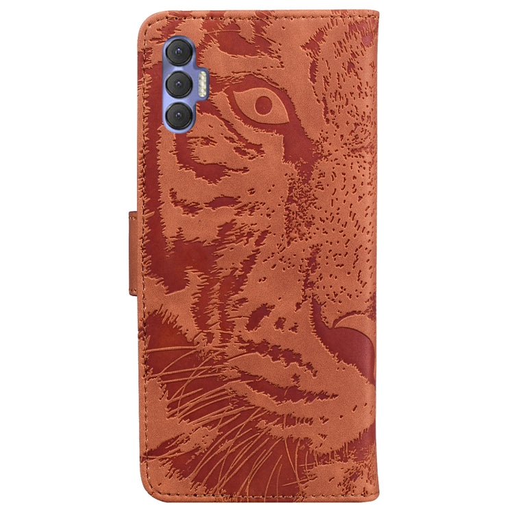 For Tecno Spark 8 Pro Tiger Embossing Pattern Horizontal Flip Leather Phone Case