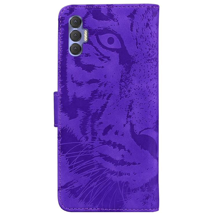 For Tecno Spark 8 Pro Tiger Embossing Pattern Horizontal Flip Leather Phone Case
